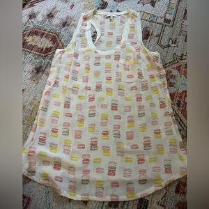 Joie silk racerback tank